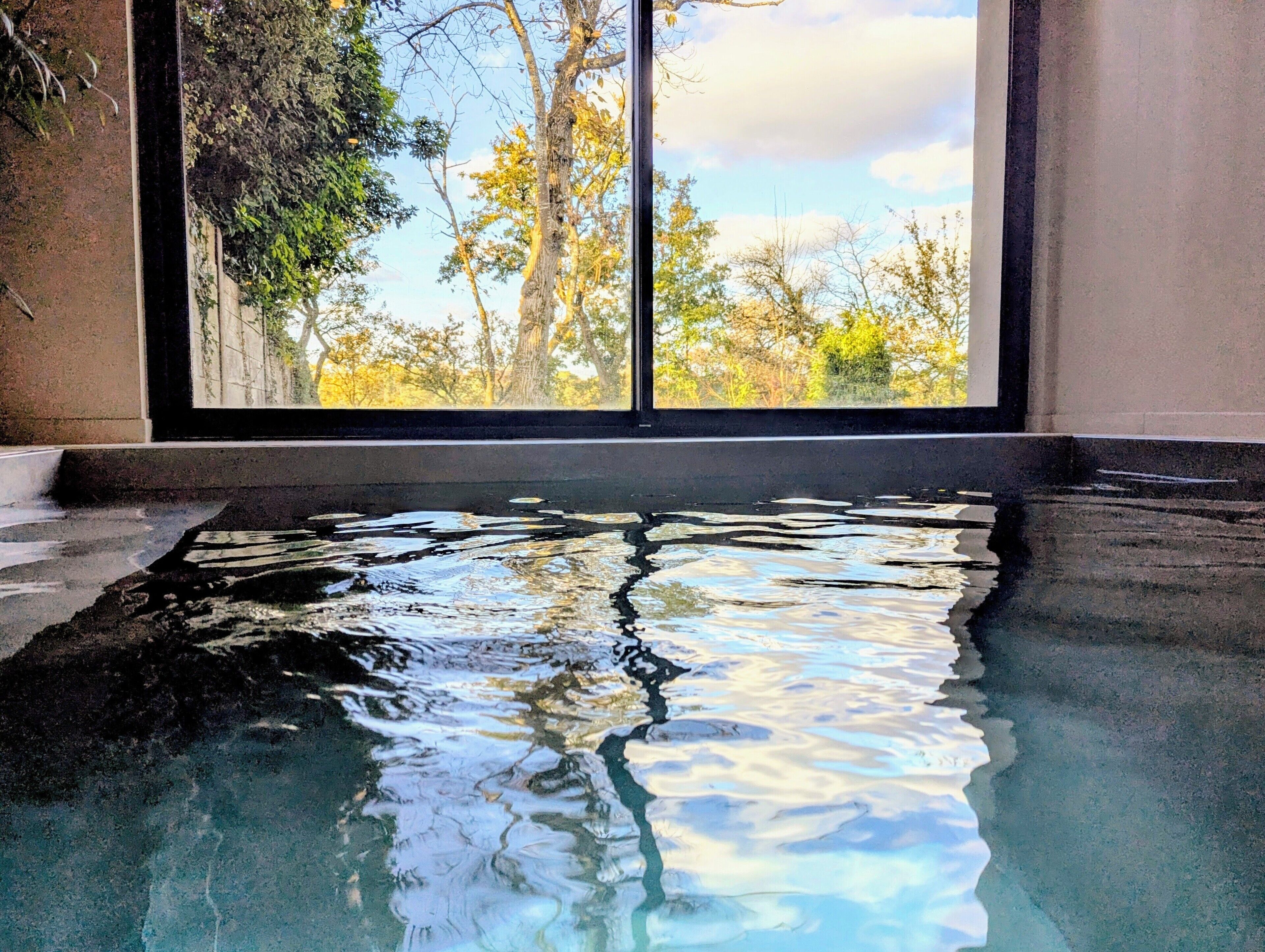 Indoor pool, a heated pool