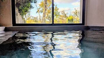 Indoor pool, a heated pool