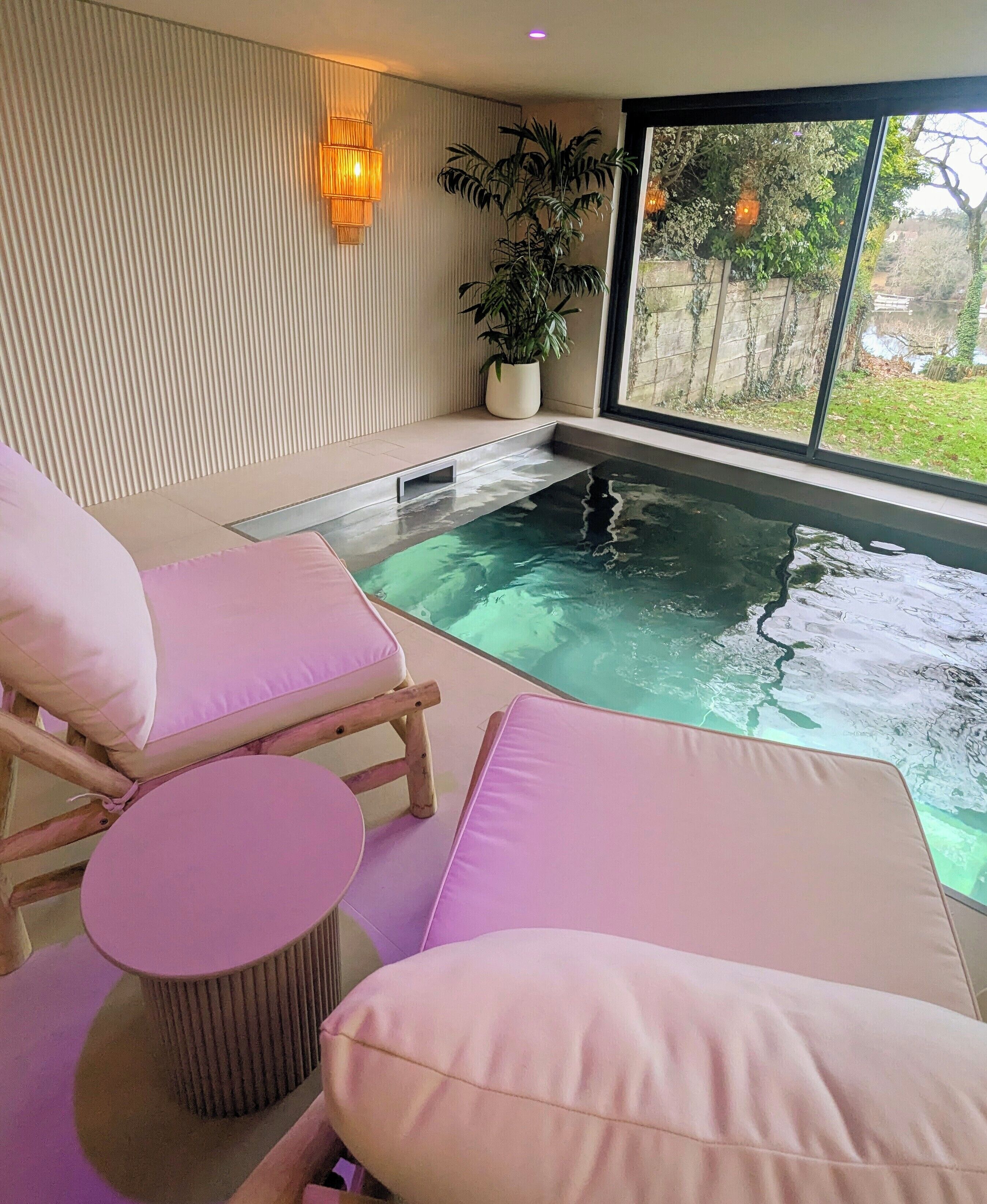 Piscine couverte, piscine chauffée
