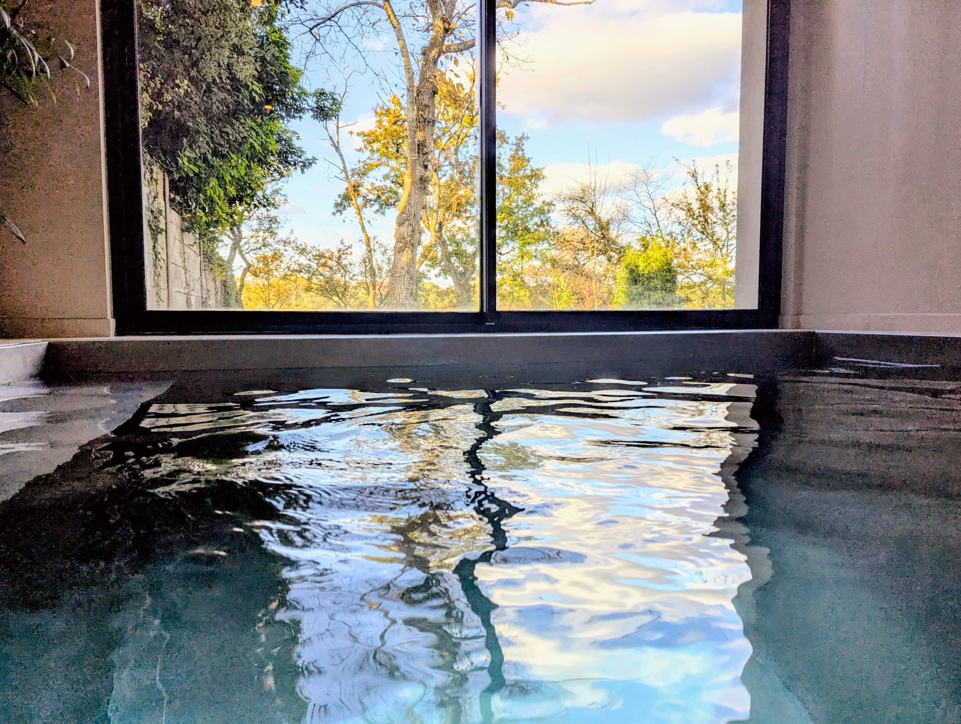 Piscine intérieure, piscine chauffée