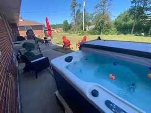 Terrace/patio - Remarkable Ranch + Hot Tub + Game Room + Fitness Room! (Gary)