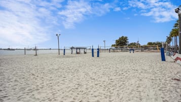 Vlak bij het strand