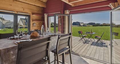 650m de la plage, joli chalet avec terrasse pour 4