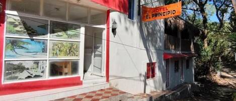 Façade de l’hébergement