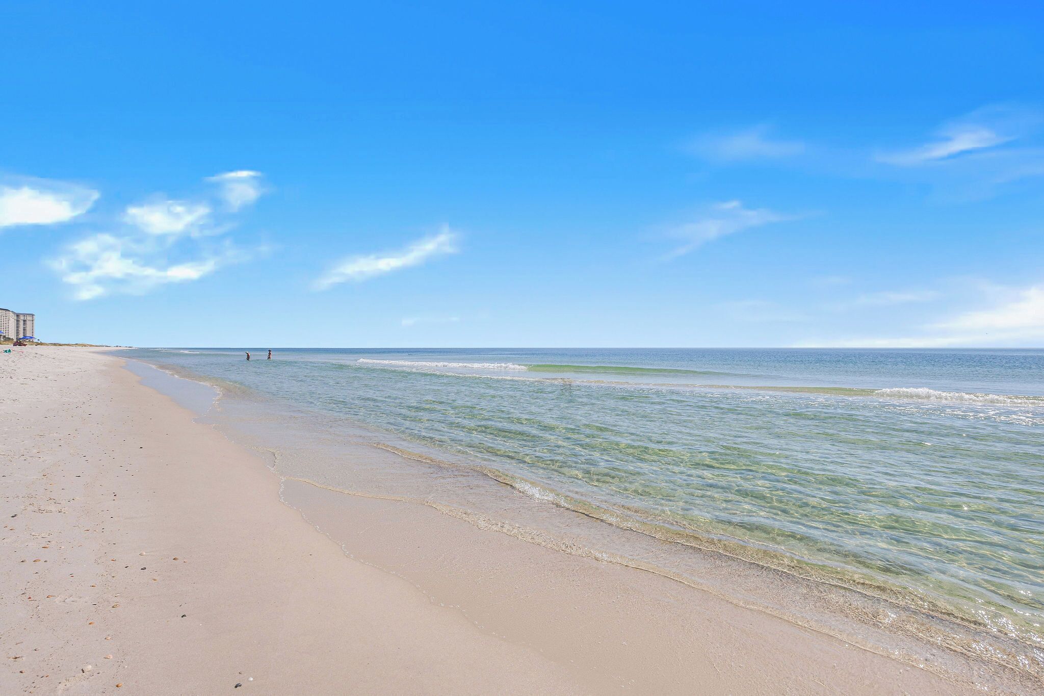 On the beach
