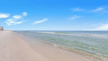 On the beach