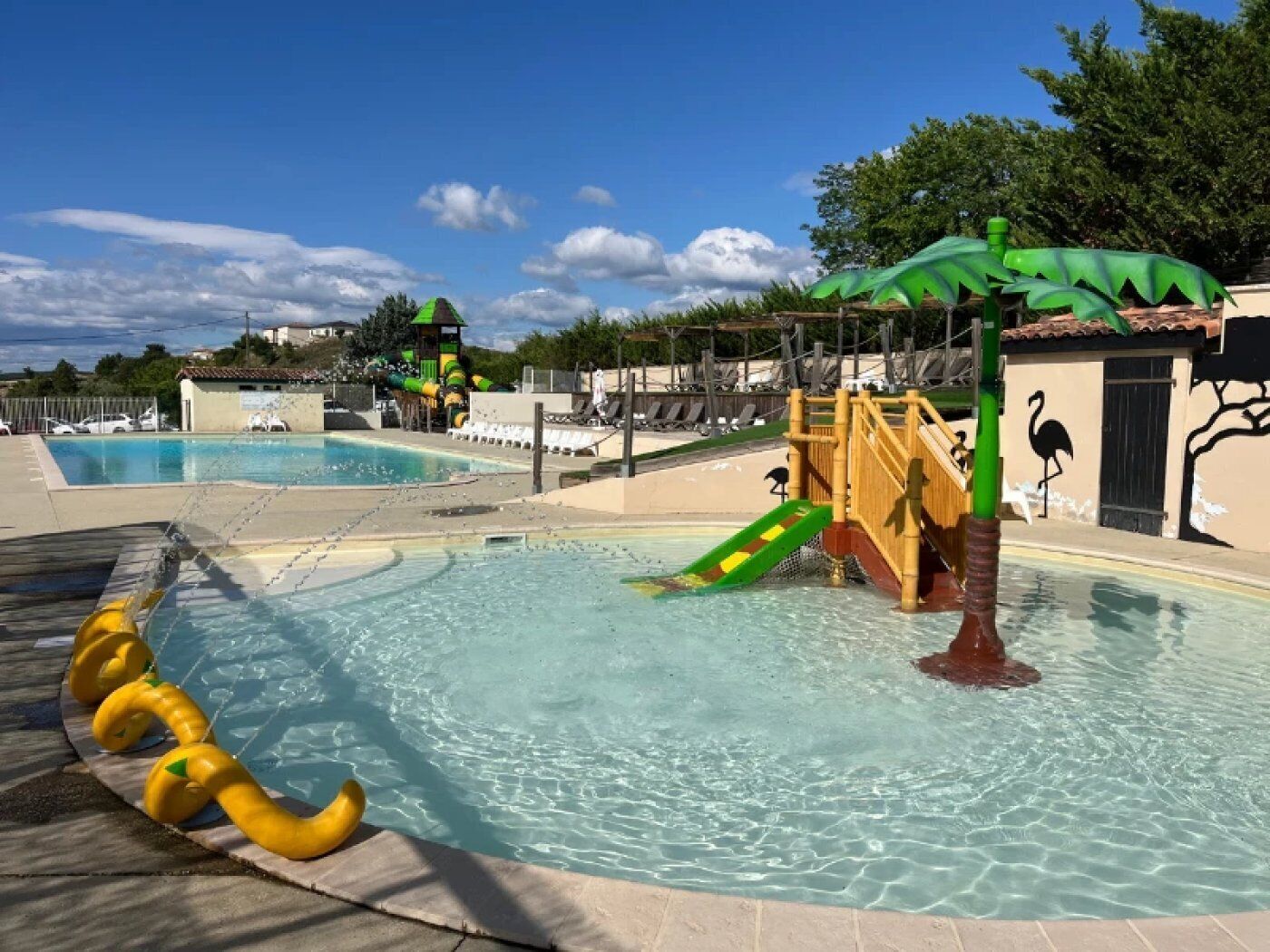 Una piscina climatizada