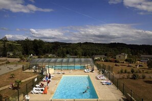 Indoor pool, a heated pool