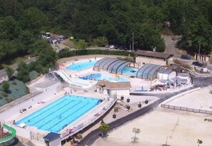 Indoor pool, a heated pool