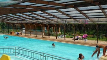 Indoor pool, a heated pool