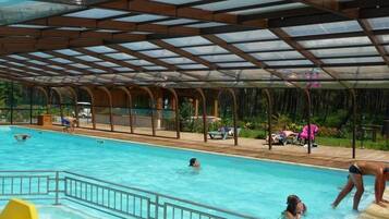 Indoor pool, a heated pool