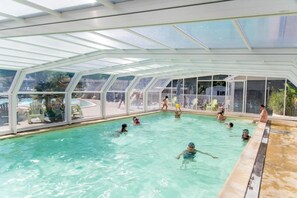 Indoor pool, a heated pool