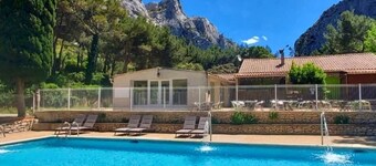 ZEcamping 4 étoiles piscine chiens acceptés tente clim 34m2 5 pers