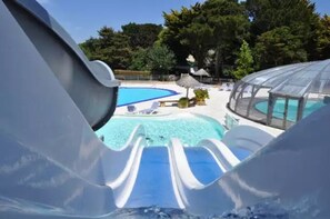 Indoor pool, a heated pool