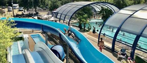 Indoor pool, a heated pool