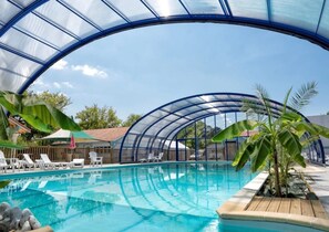 Indoor pool, a heated pool
