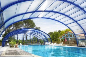 Indoor pool, a heated pool