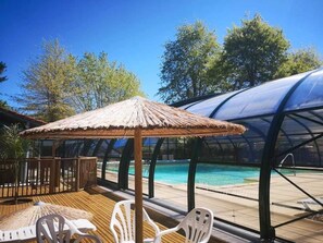 Indoor pool, a heated pool - Camping 4 étoiles - Piscine  - eecabc (Azur)