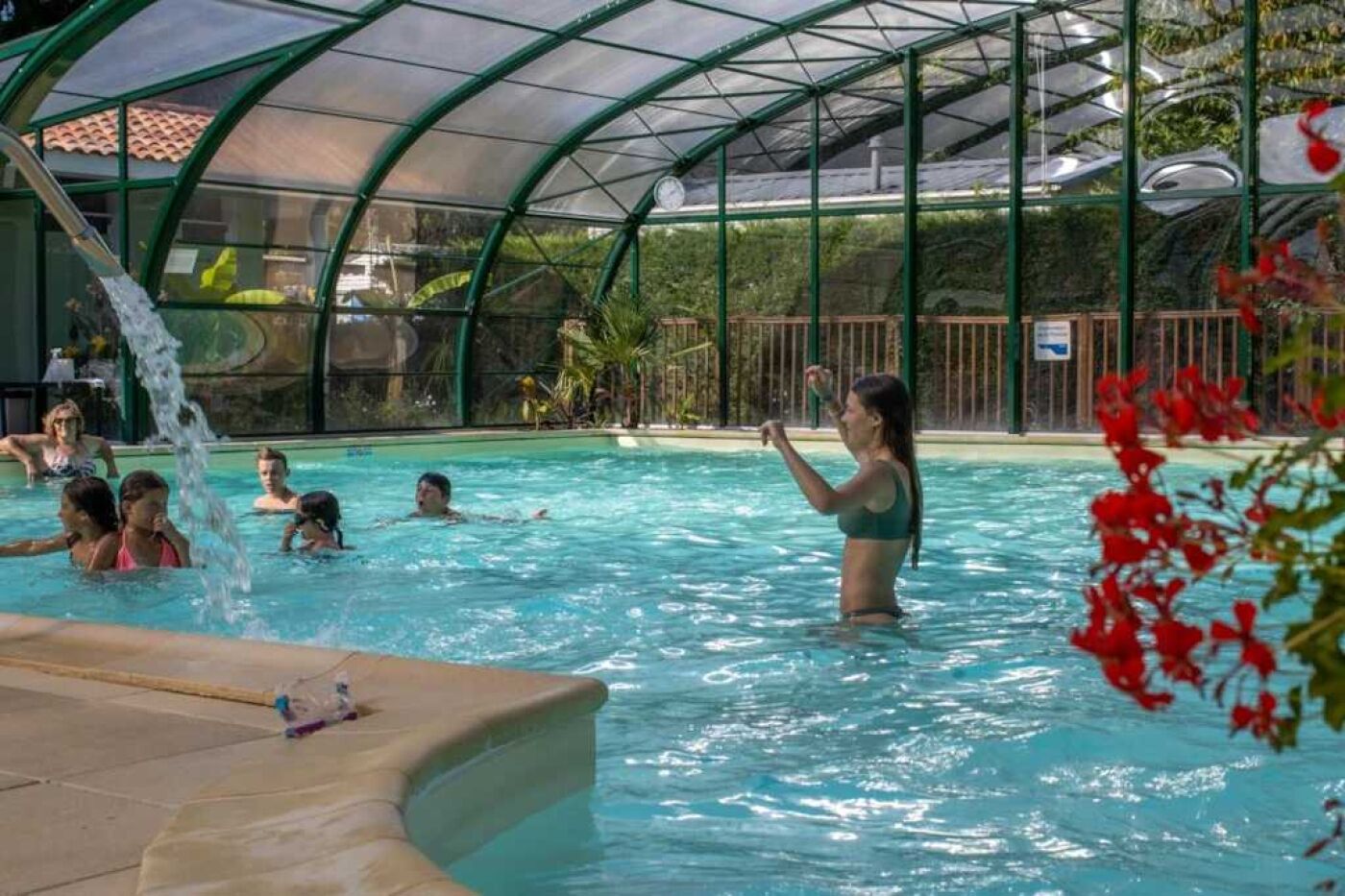 Piscine couverte, piscine chauffée
