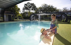 Indoor pool, a heated pool