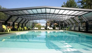 Indoor pool, a heated pool