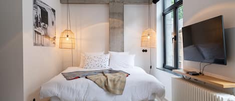 Habitación Confort doble | 1 dormitorio, escritorio, sistema de insonorización y wifi gratis