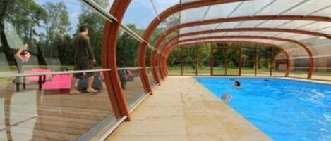 Indoor pool, a heated pool