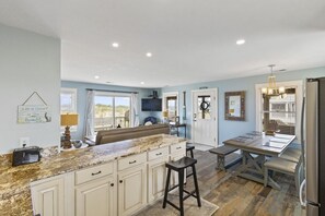 Interior - Oceanfront home, steps from the sand and front row seats to gorgeous sunrises (South Nags Head)