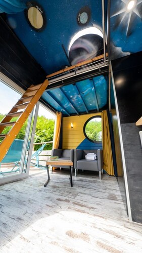 Cabane 2 étoiles - Piscine  - eecec0