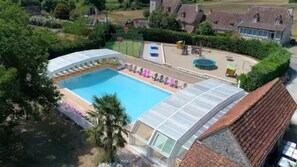Piscine couverte, piscine chauffée