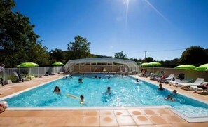 Indoor pool, a heated pool
