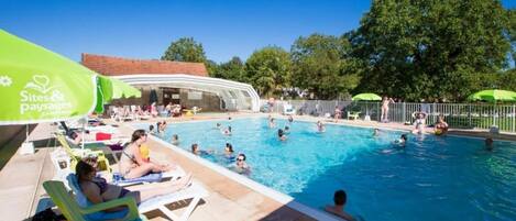 Indoor pool, a heated pool