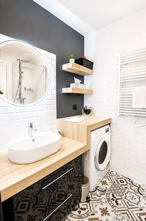 Dusche, Handtücher