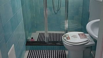 Buồng tắm vòi sen, vòi sen phun mưa, máy sấy tóc, khăn tắm