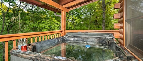 Cabin, Multiple Beds, Hot Tub | View from property