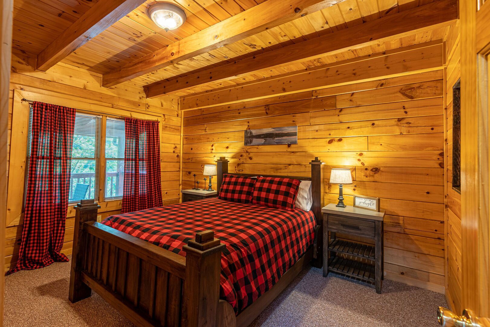 Cabin, Multiple Beds, Hot Tub | 2 bedrooms, desk, laptop workspace, WiFi (free)