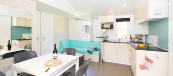 ZEcamping 4 étoiles parc aquatique mobil-home BBQ 34m2