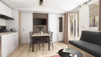 Télévision, table de tennis de table