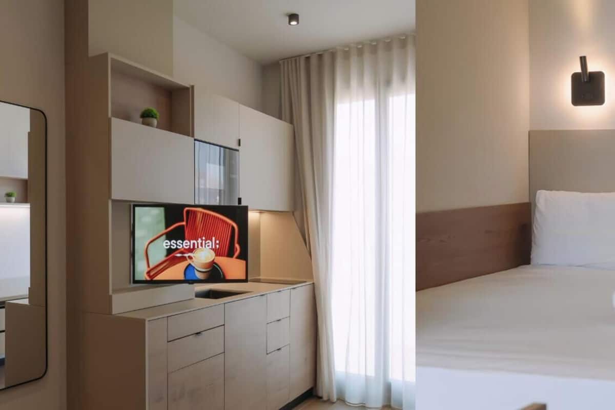 In-room safe, desk, laptop workspace, soundproofing