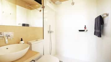 Towels, soap, toilet paper