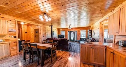 Charming All Wood InteriorAdirondak Cottage