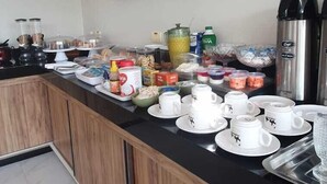 Free daily buffet breakfast - POUSADA DOM QUIXOTE (Sao Joao Da Barra)