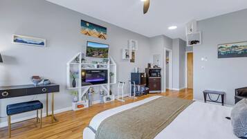 1 habitación, tabla de planchar con plancha y wifi gratis