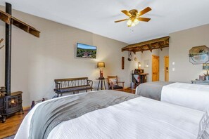 1 chambre, bureau, Wi-Fi, draps fournis