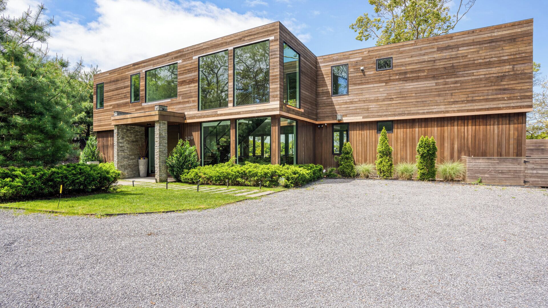 Expansive Southampton Home with Harbor Water Views, Private Pool, Modern...