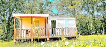 ZEcamping 3* espace aquatique mobil-home TV LV BBQ 32m2