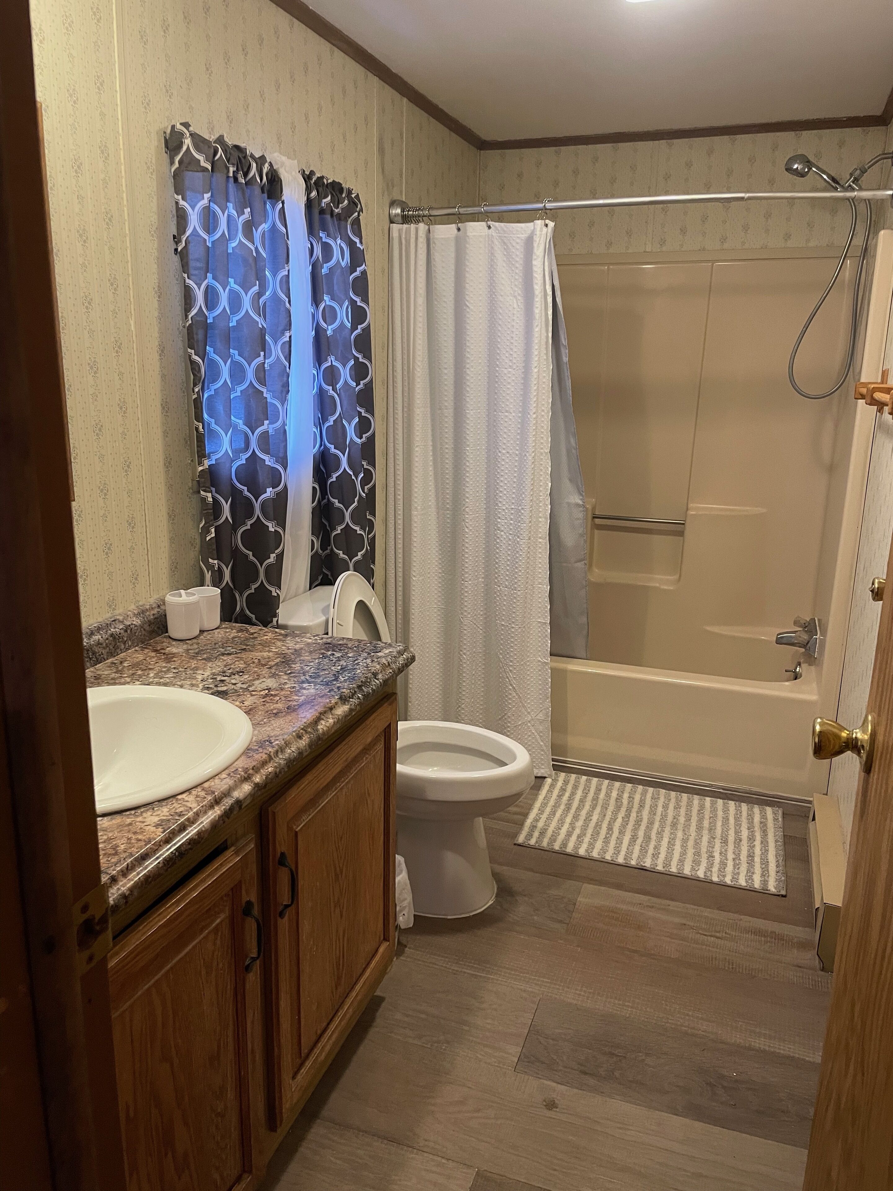 Towels, toilet paper