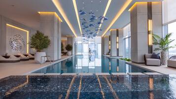 Indoor pool, outdoor pool