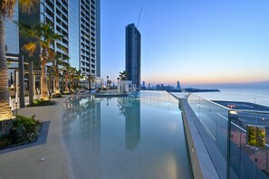 Indoor pool, outdoor pool