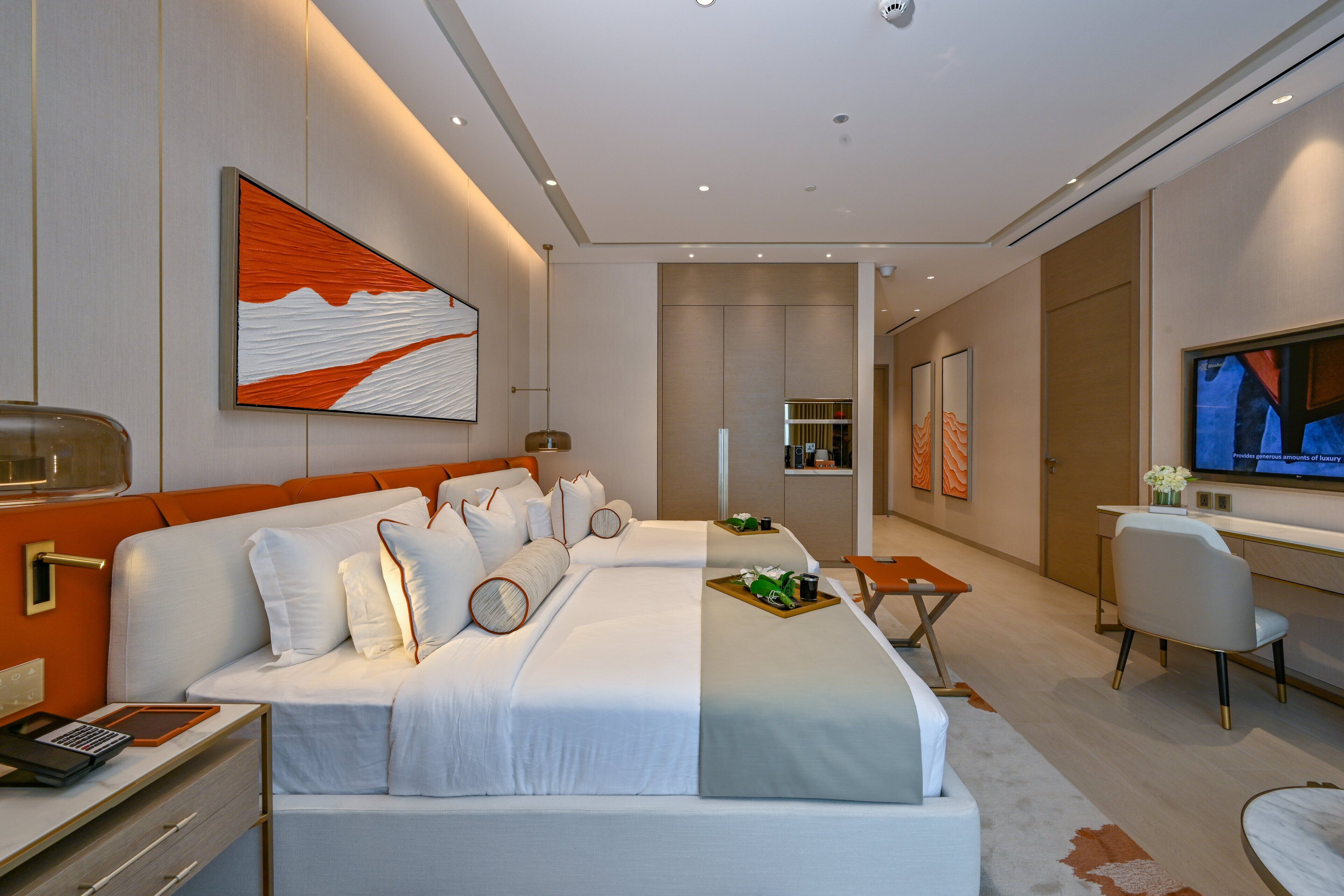 Panoramic Suite, 2 Twin Beds, Bay View | Premium bedding, down comforters, minibar, in-room safe